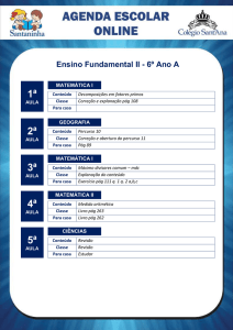 1ª 2ª 3ª 4ª 5ª - Colégio Sant`Ana
