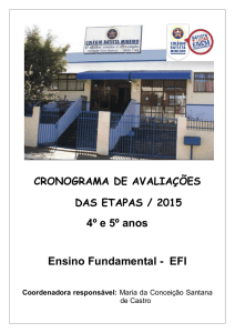 4º e 5º anos Ensino Fundamental - EFI