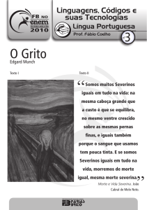 Page 1 O Grito Edgard Munch Texto I Somos muitos Severinos