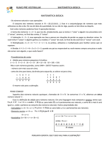 Matemática - Portal do aluno RUMO