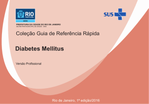 Diabetes Mellitus - Prefeitura do Rio