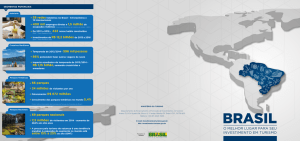 Brasil: O melhor lugar para seu investimento em turismo