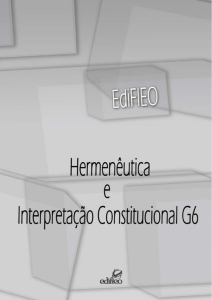 Hermenêutica e Interpretação Constitucional G6