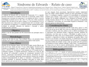 Síndrome de Edwards – Relato de caso