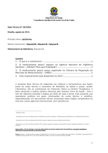 Ministério da Saúde Consultoria Jurídica/Advocacia Geral da