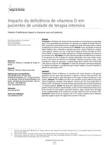 Impacto da deficiência de vitamina D em pacientes de