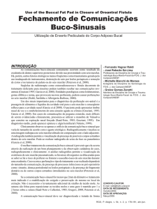 Fechamento de Comunicações Buco-Sinusais