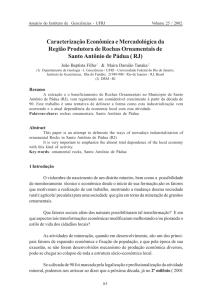 Caracterização Econômica e Mercadológica da Região Produtora