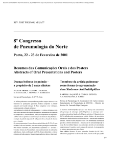 8º Congresso de Pneumologia do Norte