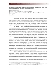 Fabricio Goulart Moser - A trajetória conceitual do Teatro Sul