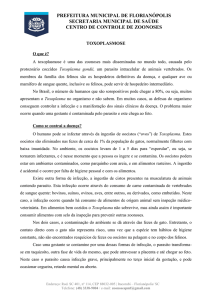 Toxoplasmose - Prefeitura de Florianópolis