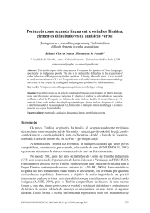 Português como segunda língua entre os índios Timbira