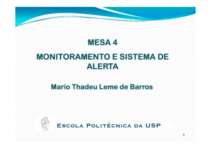 MESA 4 MONITORAMENTO E SISTEMA DE ALERTA