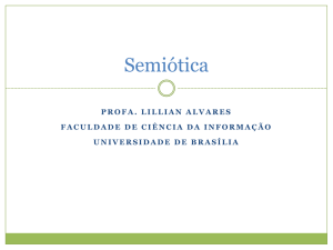 Semiótica - Universidade de Brasília