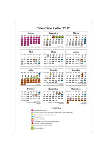 calendários