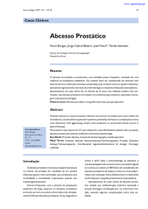 Abcesso Prostático - Associação Portuguesa de Urologia