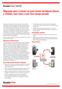 Migração para a nuvem ou para novos servidores físicos e virtuais