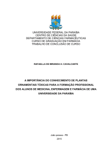 universidade federal da paraíba centro de ciências da