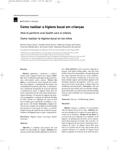 Como realizar a higiene bucal em crianças