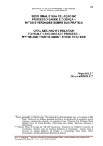 sexo oral e sua relação no processo saúde e doença – mitos e