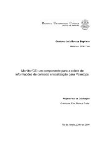 Monitor/CE: um componente para a coleta de informac&otilde;es de