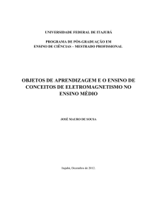 objetos de aprendizagem e o ensino de conceitos de