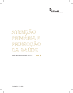 Atenção Primária e Promoção da Saúde