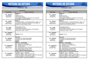 2º Bimestre - 2016 2º Bimestre