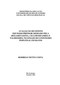 avaliação do efeito imunossupressor mediado - INCQS