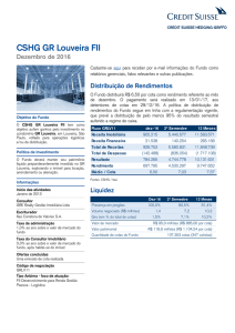 CSHG GR Louveira FII - Credit Suisse Hedging