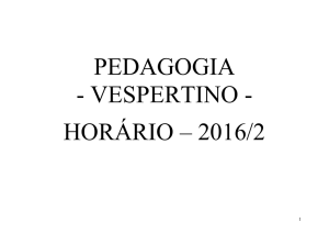 Horario Vespertino 2016 2