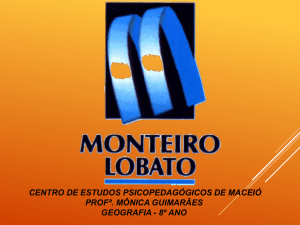 américa central insular - Escola Monteiro Lobato