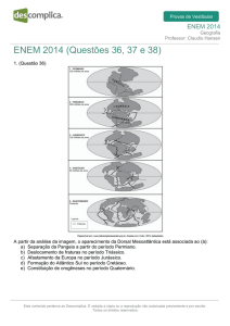 ENEM 2014 (Questões 36, 37 e 38)