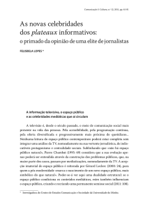 04. Felisbela Lopes - Revista Comunicação e Cultura