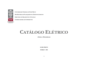 Catálogo Elétrico - Cabos e Eletrodutos