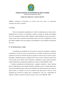 Atendimento pré-hospitalar de provável óbito pelo