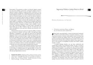 5- Segurança Pública e Justiça Penal no Brasil