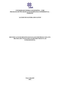 IDENTIFICAÇÃO DE HEPATITE B OCULTA EM - pgbioexp