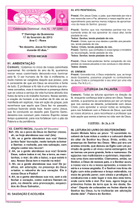 I LEITURA - Dt 26,4-10