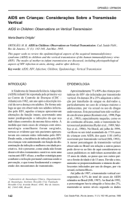 AIDS em Crianças: Considerações Sobre a