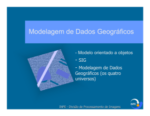 Modelagem de Dados Geográficos