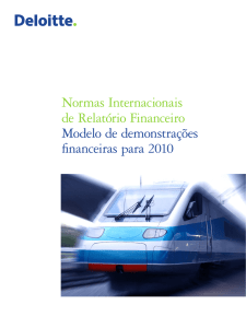 Normas Internacionais de Relatório Financeiro Modelo de