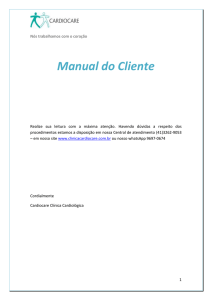 Manual do Cliente - Clínica Cardiocare