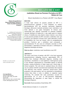 Amiloidose Renal em Paciente Portadora de HIV: Relato de Caso