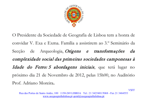 Conferência Prof. Doutor João Carlos Senna