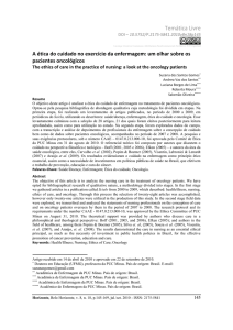 Artigo 7 - A ética do cuidado no exercício da enfermagem