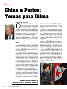 China e Portos: Temas para Dilma