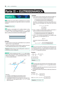 Parte II – ELETRODINÂMICA