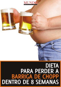 DIETA PARA PERDER A BARRIGA DE CHOPP DENTRO DE 8