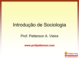 Introdução de Sociologia